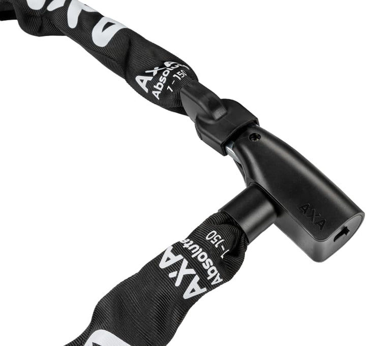 AXA Absolute 7-150 Kettenschloss – Länge 150 cm – Sicherheitsstufe 7 – Stahlglieder 7 mm – Extra lan