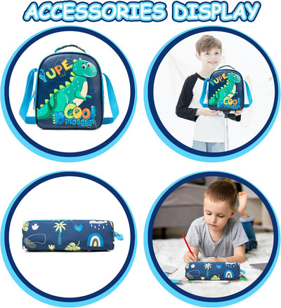 HTgroce Trolley Rucksack, Kinder Trolley Schultasche mit Rollen Trolley Schultrolly Schulrucksack mi