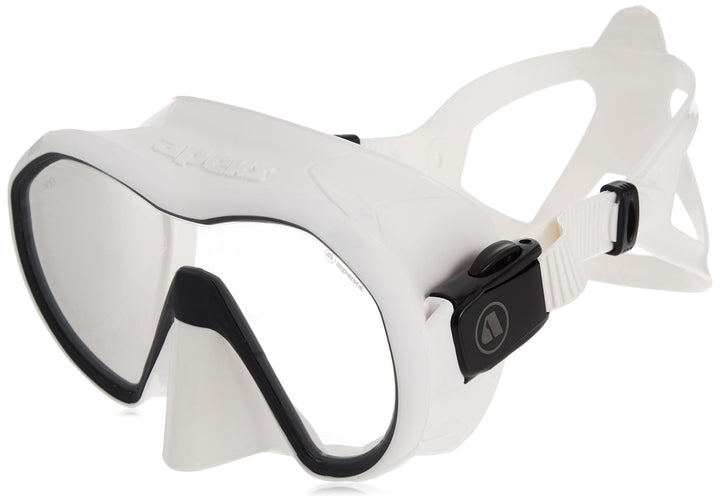Apeks VX 1 Pure Clear - Tauchmaske mit Ultra Clear Glas Weiss/Schwarz, Weiss/Schwarz