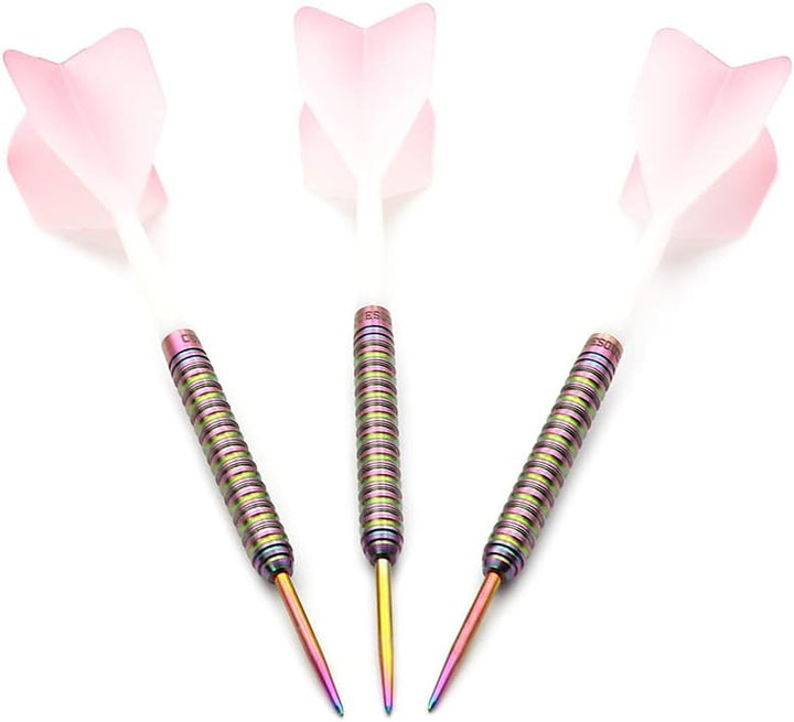 CUESOUL PINK/BLAU/GRÜN GEM Stone 21g/22g Stahlspitze 90% Tungsten Dart Set mit Uniformity Titanium C