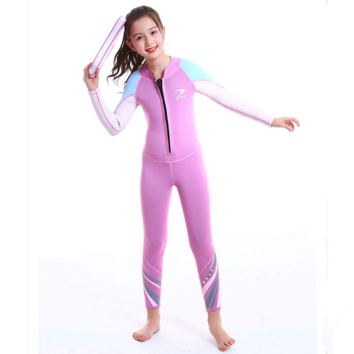ZCCO Kids Neoprenanzug, 2,5 mm Neopren-Thermo-Badeanzug, Jugend-Badeanzug für Jungen und Mädchen Wär