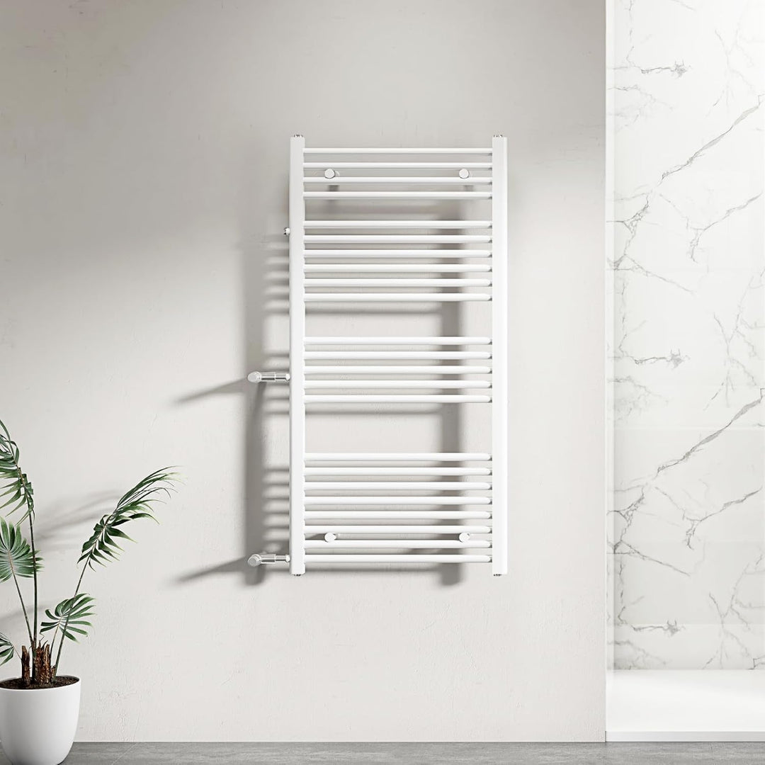 WITEN&NOCK Badheizkörper 1200x 500 mm Designheizkörper Heizkörper Seitenanschluss Nabenabstand 500 m