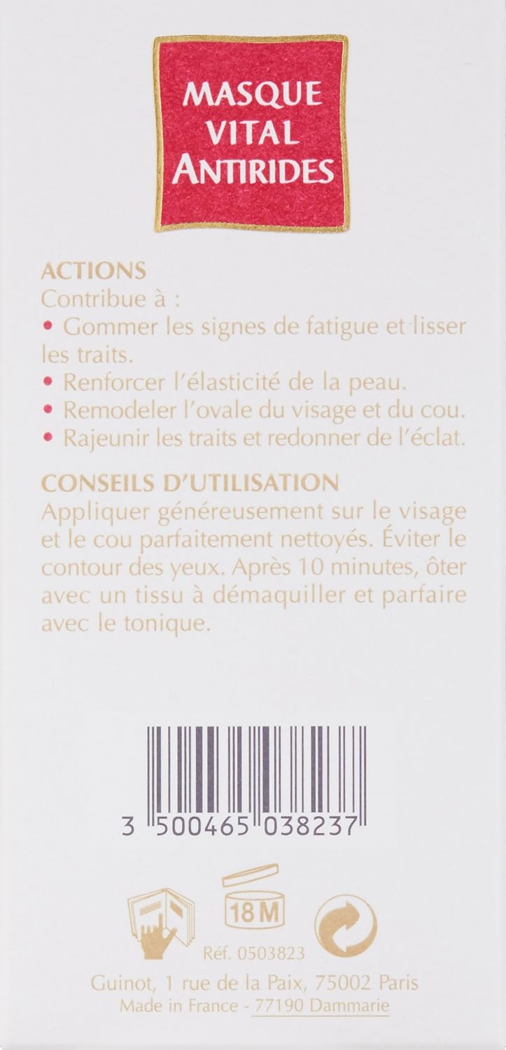Guinot Masque Vital Anti Rides, 1er Pack (1 x 50 ml)