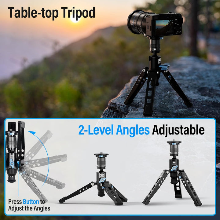 SIRUI SVM-145 Einbeinstativ Kohlefaser Kamera, 145cm Carbon monopod Rapid System Einstufige Höhenver