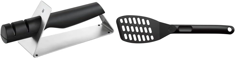 WMF Messerschärfer Gourmet Keramikscheiben 2 Stufen Vor- und Nachschleifen sichere Handhabung & Pfan