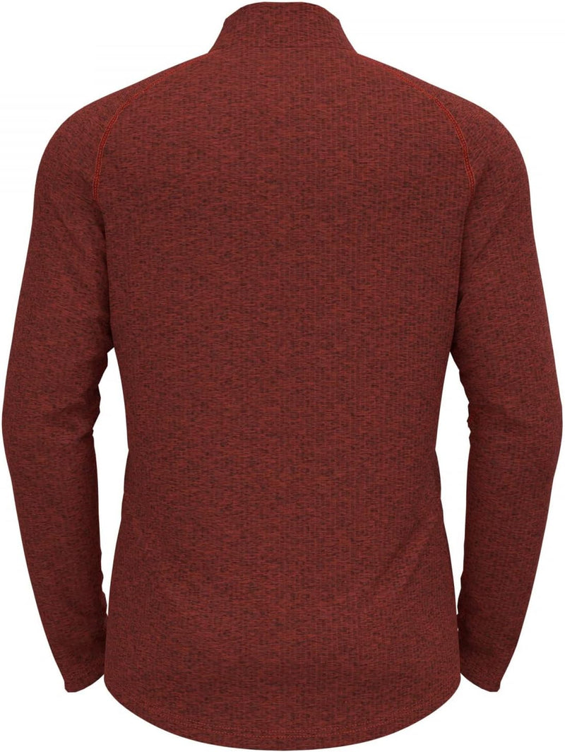 Odlo Herren Sweatshirt M Ketchup Melange, M Ketchup Melange