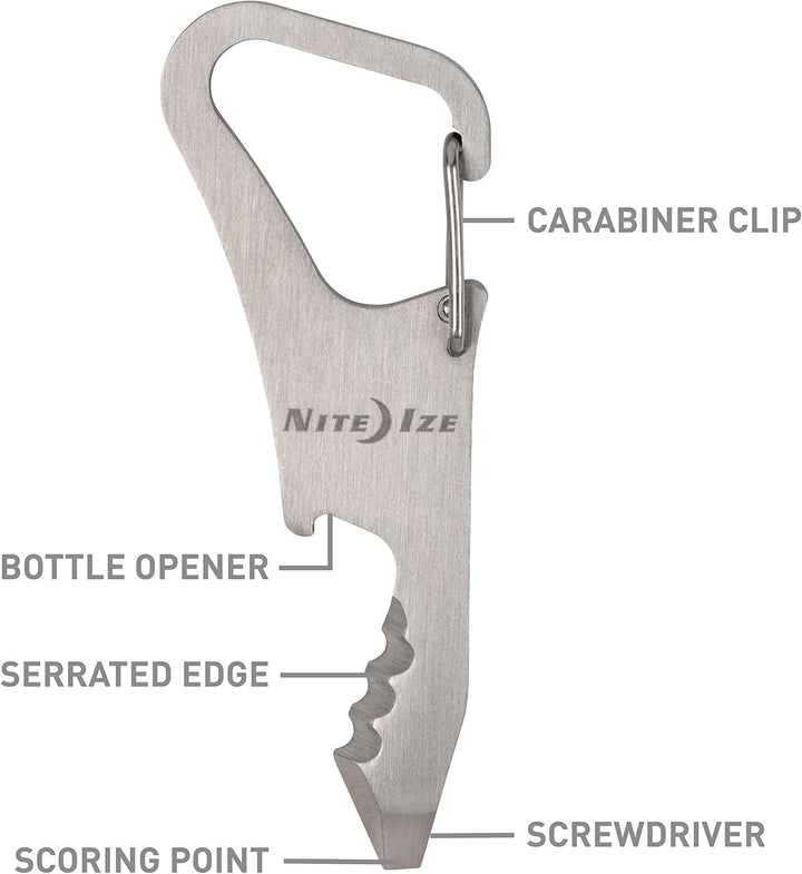 Nite Ize Multi-tool DoohicKey - ClipKey, silber, NI-KMTCK-11-R3