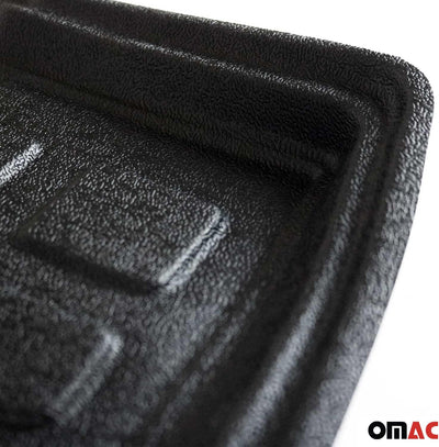 OMAC Kofferraumwanne Laderaumwanne kompatibel mit FIAT 500 500C 2007-2015 Antirutsch Schwarz