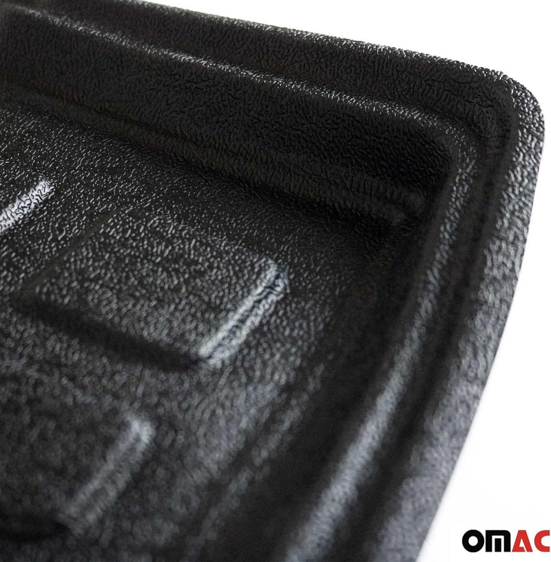 OMAC Kofferraumwanne Laderaumwanne kompatibel mit FIAT 500 500C 2007-2015 Antirutsch Schwarz