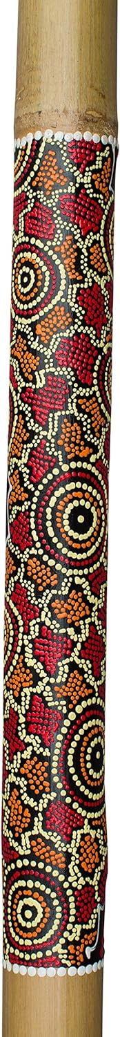 Australian Treasures - DIDGERIDOO : bambus didgeridoo 120cm - didgeridootasche - Didgeridoo für Anfä