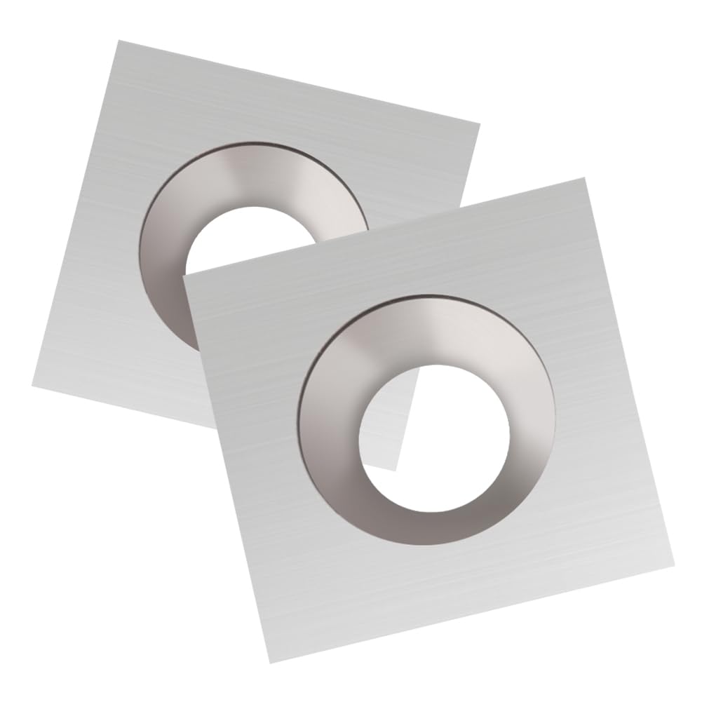 10 Stück HM Wendeplatten Wendemesser Ersatzklingen 10,5x10,5x2,2mm-35° Hartmetall Wendeschneidplatte
