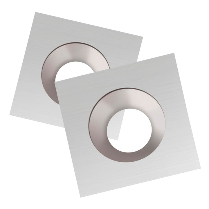 10 Stück HM Wendeplatten Wendemesser Ersatzklingen 10,5x10,5x2,2mm-35° Hartmetall Wendeschneidplatte