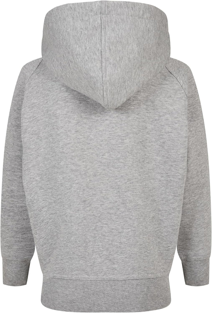 Urban Classics Herren Boys Blank Hoody 110-116 Grau, 110-116 Grau