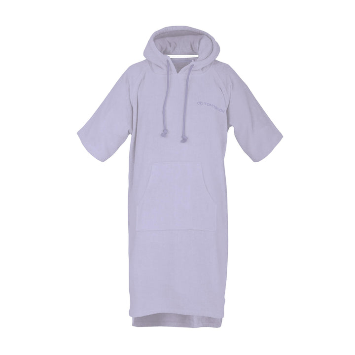 Tom Tailor Surf Poncho für Damen und Herren, L-XL, 100% Baumwolle/Frottier, Badeponcho mit Kapuze, B