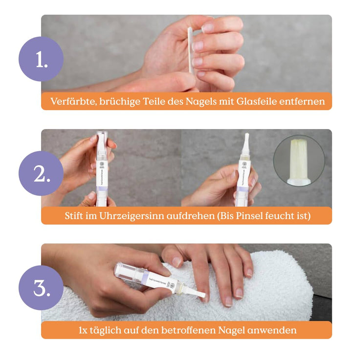 Health Routine Nail Growth Serum 3er Set — Nagelöl für gesunde Fingernägel & Fussnägel — Schnelles W