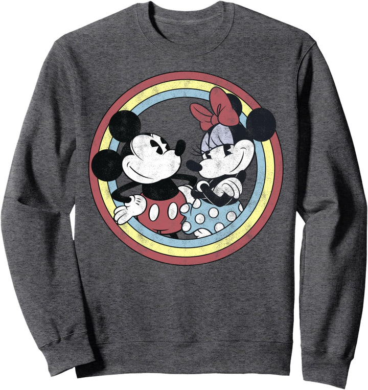 Disney Mickey & Friends Mickey and Minnie Circle Portrait Sweatshirt