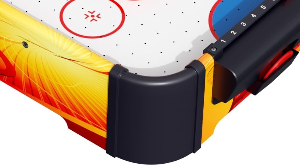 Carromco Airhockey Tisch Speedy-XT, Tischauflage Hockey Tischaufsatz zum leichten Transport -mit Mot