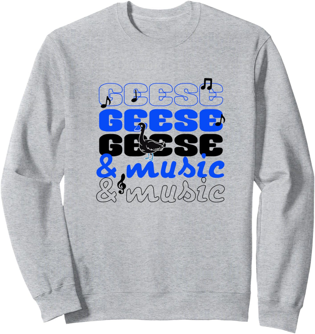 Watschelgänse Musiknoten Musiker Gans Sweatshirt