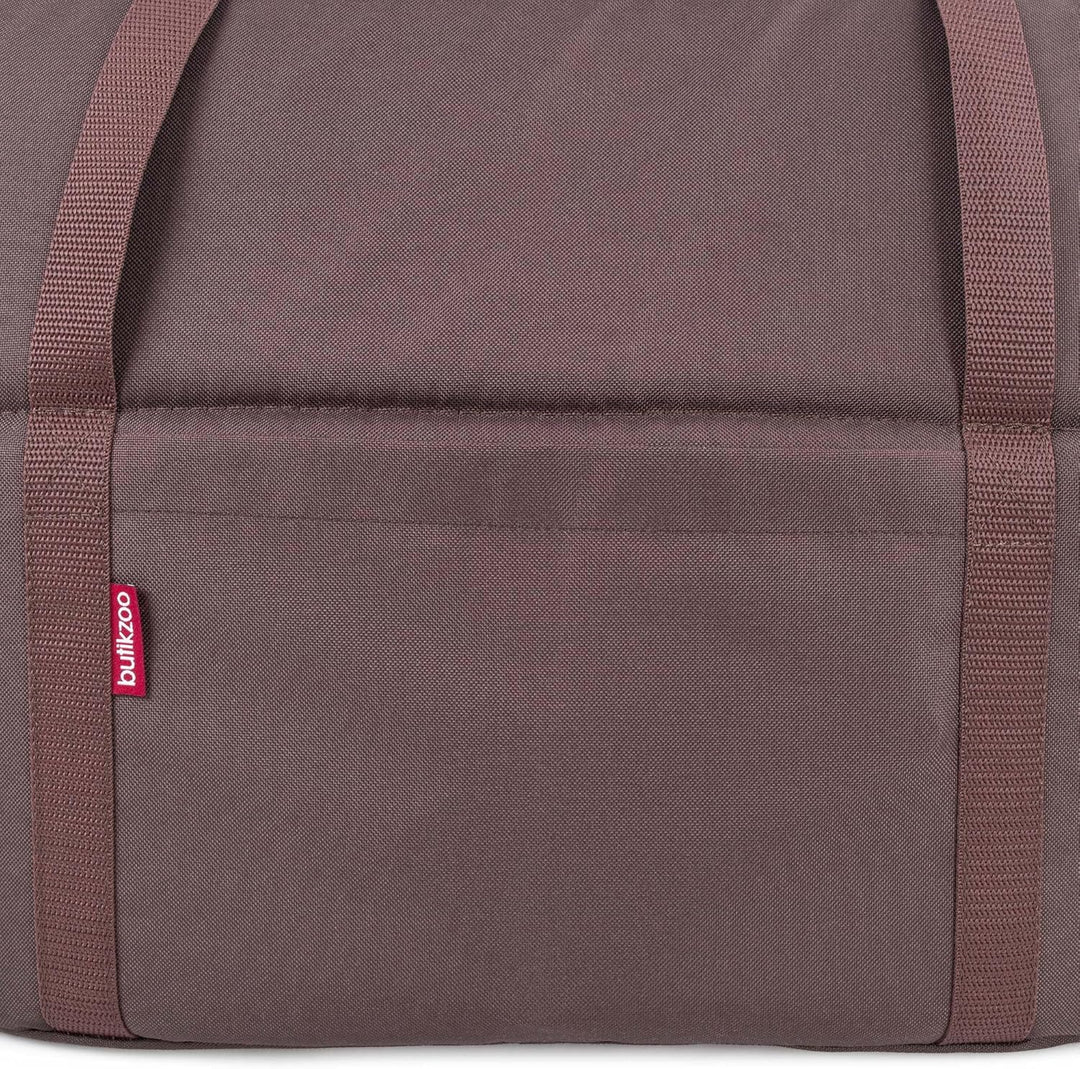 Hundetasche - Braun Beige/Minky, L bis 15 kg - Tragetasche für kleinen und mittleren Hund, Welpen, K