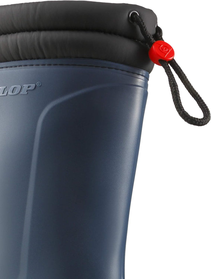 DUNLOP Protective Footwear Kids Blizzard, gefütterte Kinder Gummistiefel 21 EU Blau, 21 EU Blau