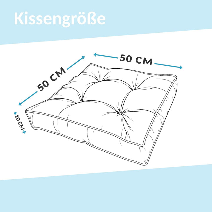 POKAR Loungekissen Sitzkissen Sitzauflagen Stuhl Stuhlkissen für Stuhl Rattanmöbel Gartenmöbel Kisse