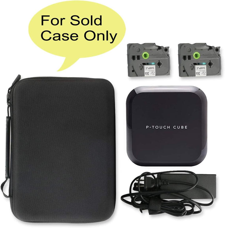 co2CREA Hart Reise Tragen Tasche für Brother PT-P710BT Etikettendrucker,P-Touch Cube Plus Beschriftu