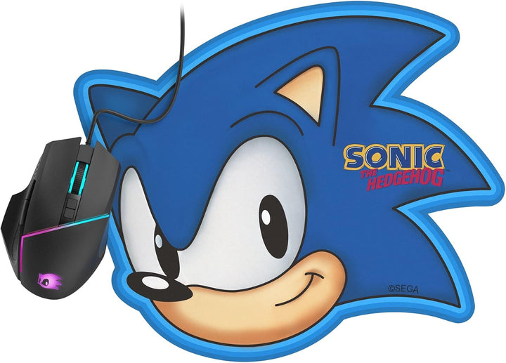 Energy Sistem Gaming Mouse ESG M2 Sonic Ergonomische Gamer-Maus (6400 DPI, USB, RGB-LED-Leuchten, 8