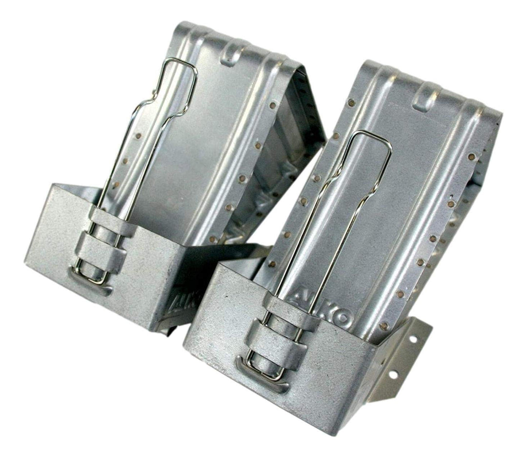 p4U AL-KO Unterlegkeile + Halter Paar Hemmschuh verzinkt 1600 kg 120mm breit UK 36 Alko 243.373 2443