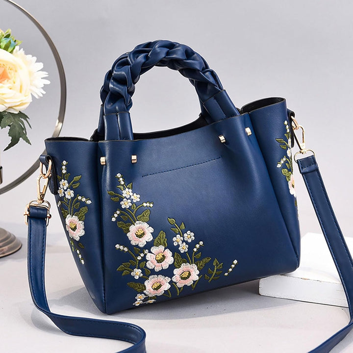 NICOLE & DORIS Elegant Handtasche Damen Shopper Tote PU-Leder Henkeltasche Frauen Schultertasche Bes