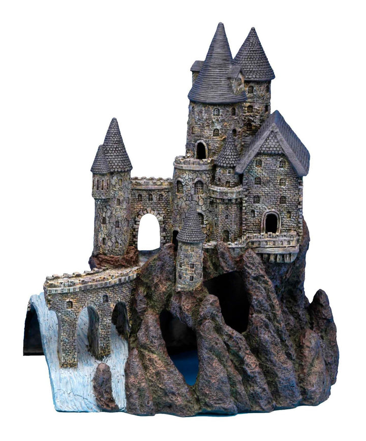 Penn-Plax Castle Aquarium-Dekoration, handbemalt mit realistischen Details, über 36,7 cm hoch, Teil