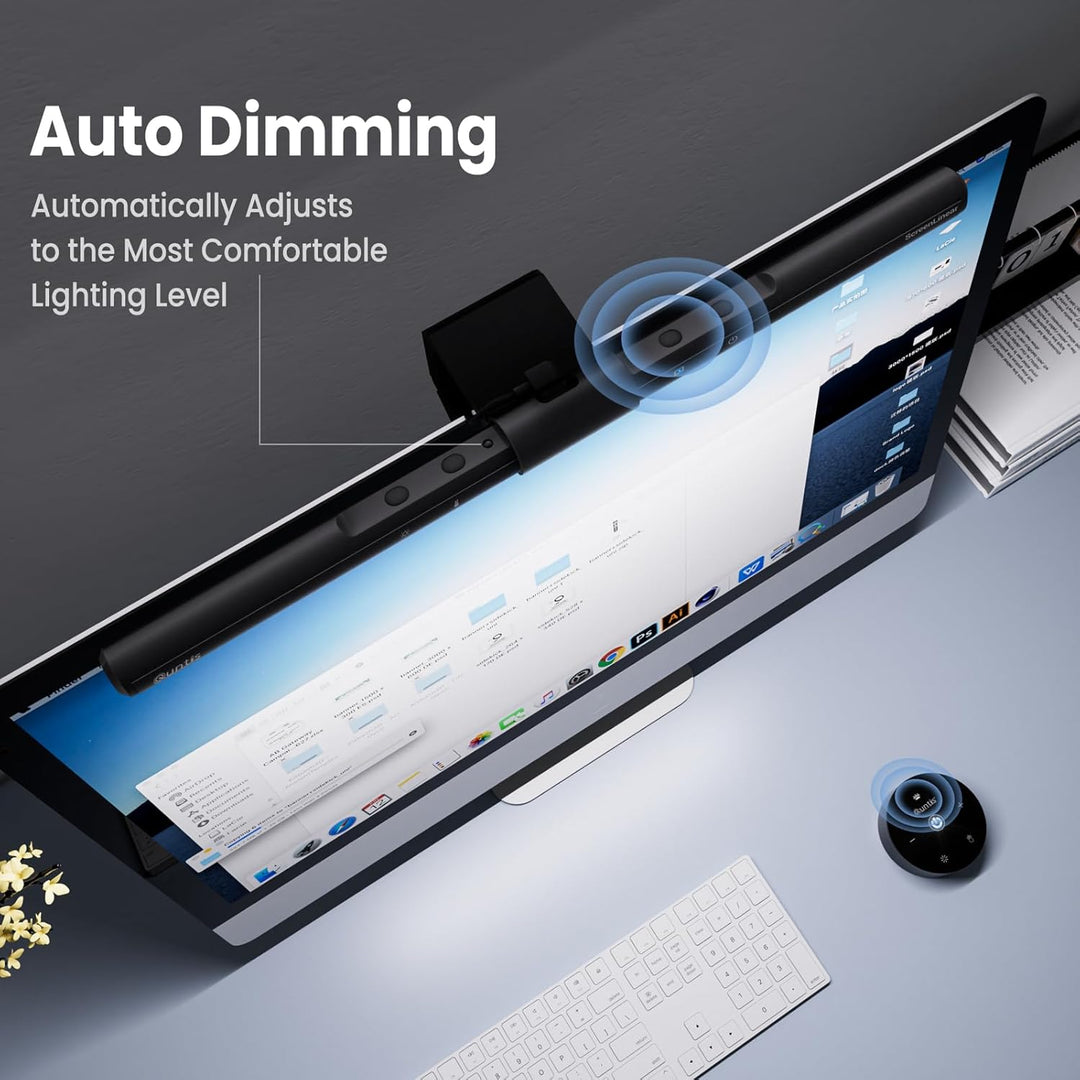 Quntis Computer Monitor Lampe LED USB mit Touch Control, Monitor Light Bar mit Anti-blauem Licht, Bi