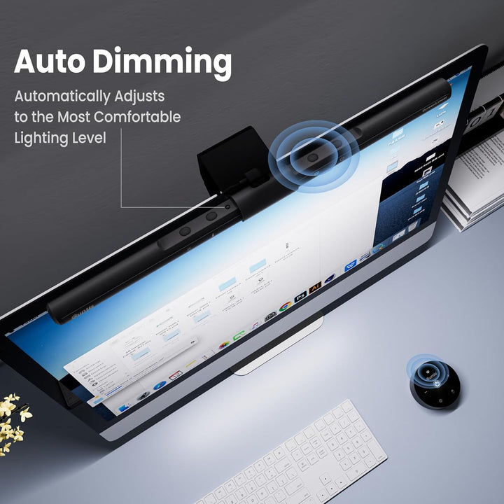 Quntis Computer Monitor Lampe LED USB mit Touch Control, Monitor Light Bar mit Anti-blauem Licht, Bi
