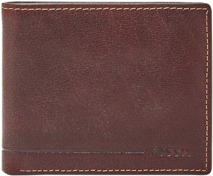 Fossil Leather SML1547231 Mens Allen Wallet RFID Traveler