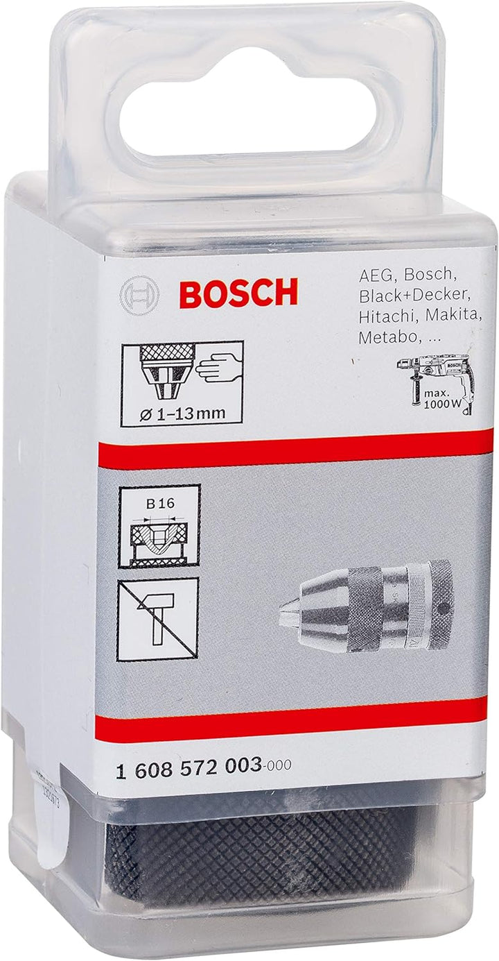 Bosch Professional Schnellspannbohrfutter (2 Hülsen, Spannbereich 1 - 13 mm, Aufnahme B-16, Rechts-