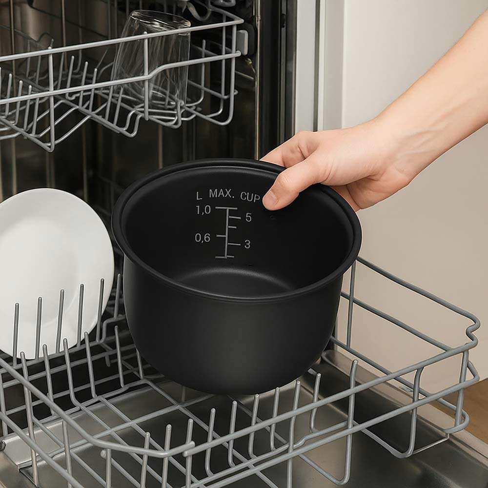 GASTROBACK Design Reiskocher - kein Überkochen - Automatisches Zubereiten von Reis, Basmati, Porridg