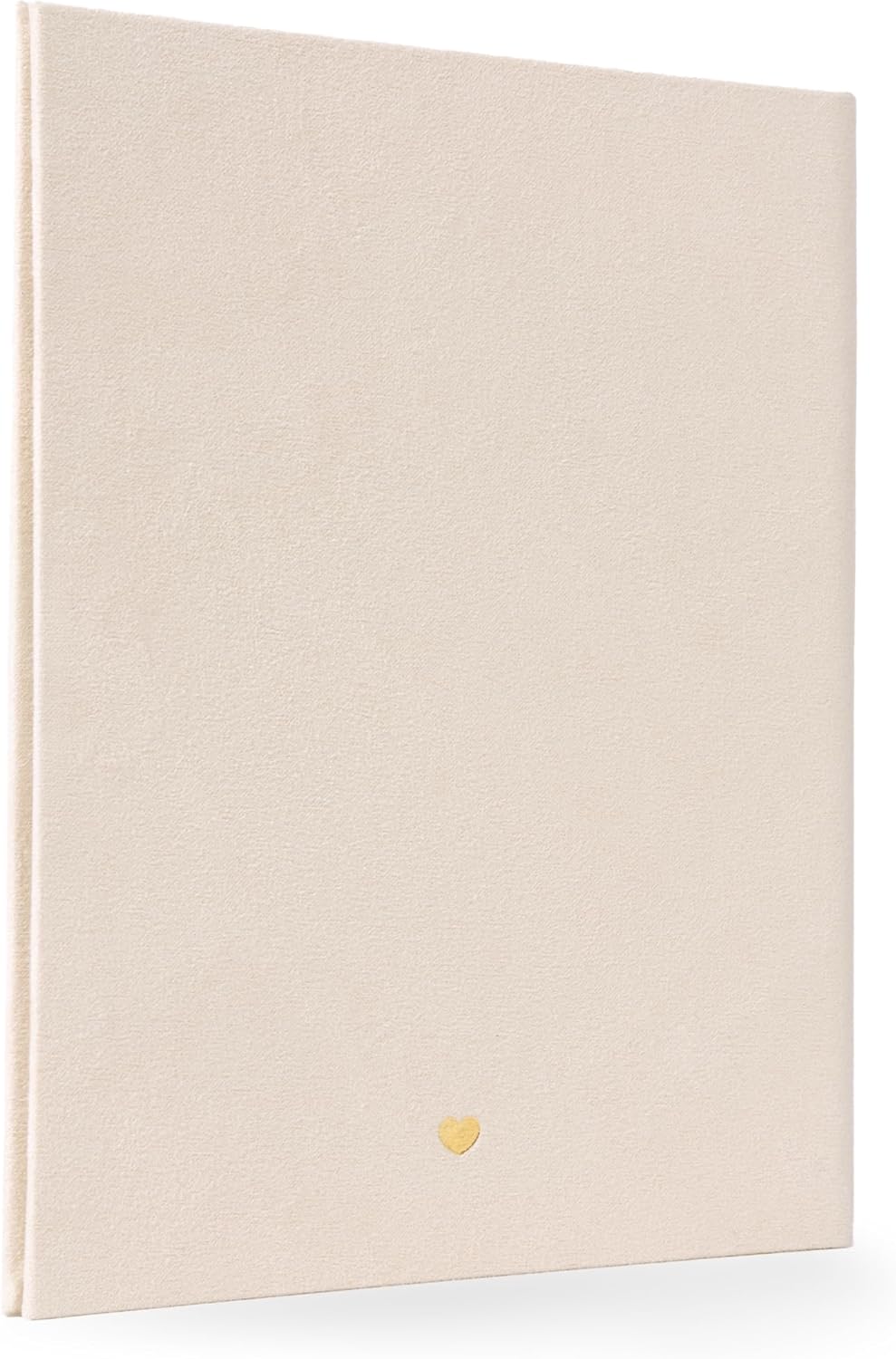 Stammbuch Hochzeit Beige-Grau Gold Samt Velour, handgefertigt inkl. vorgedruckten Innenseiten -Stand