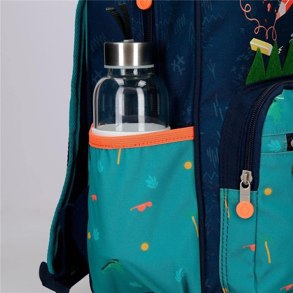 Enso Dino artist Vorschulrucksack Multicolor 23x28x10 cm Polyester 6,44L Dino-Rucksack, Dino-Rucksac