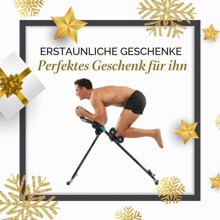 AB Generator Krafttrainingsgerät, Fitnessgerät + Cardio, 5 Stufen, Bauchmuskeltraining, Beine, Arme,