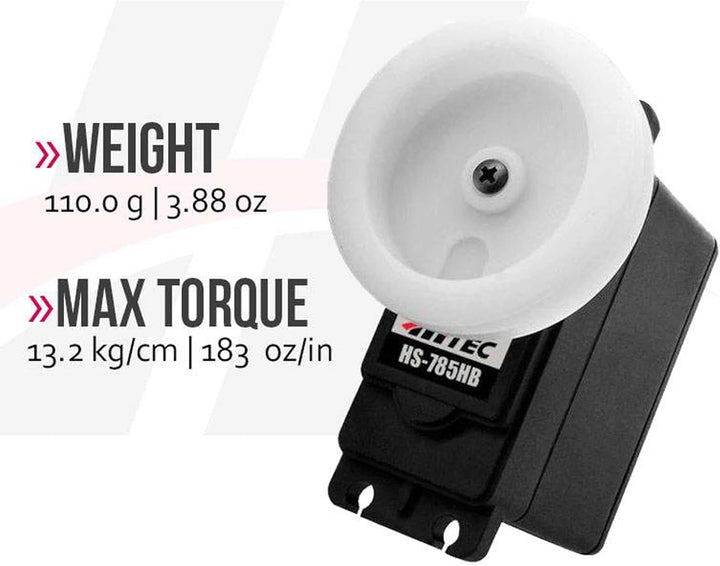 Hitec Spezial-Servo HS-785 HB Analog-Servo Getriebe-Material: Karbonite