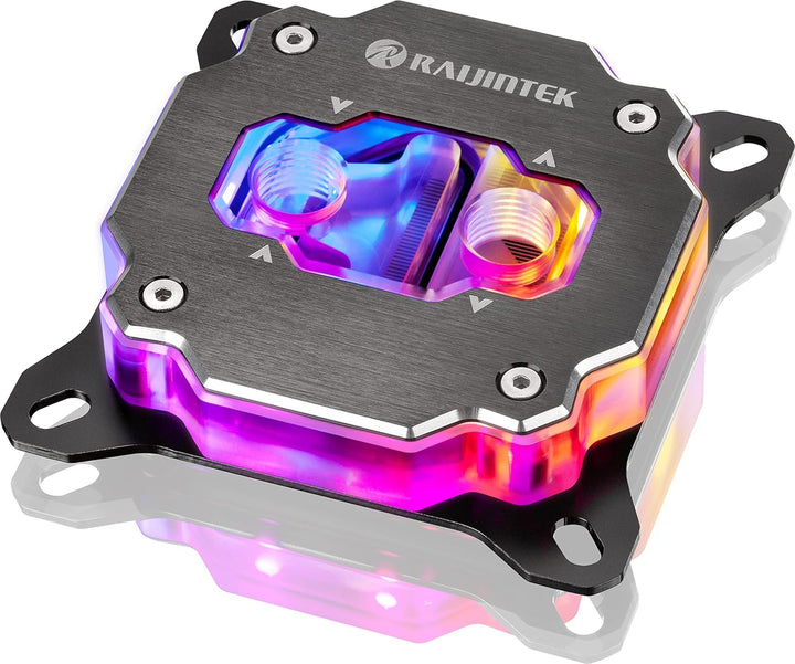 Raijintek Forkis Pro RBW CPU Wasserkühlung Block für Custom Wasserkühlung Set, CPU Kühler RGB Adress