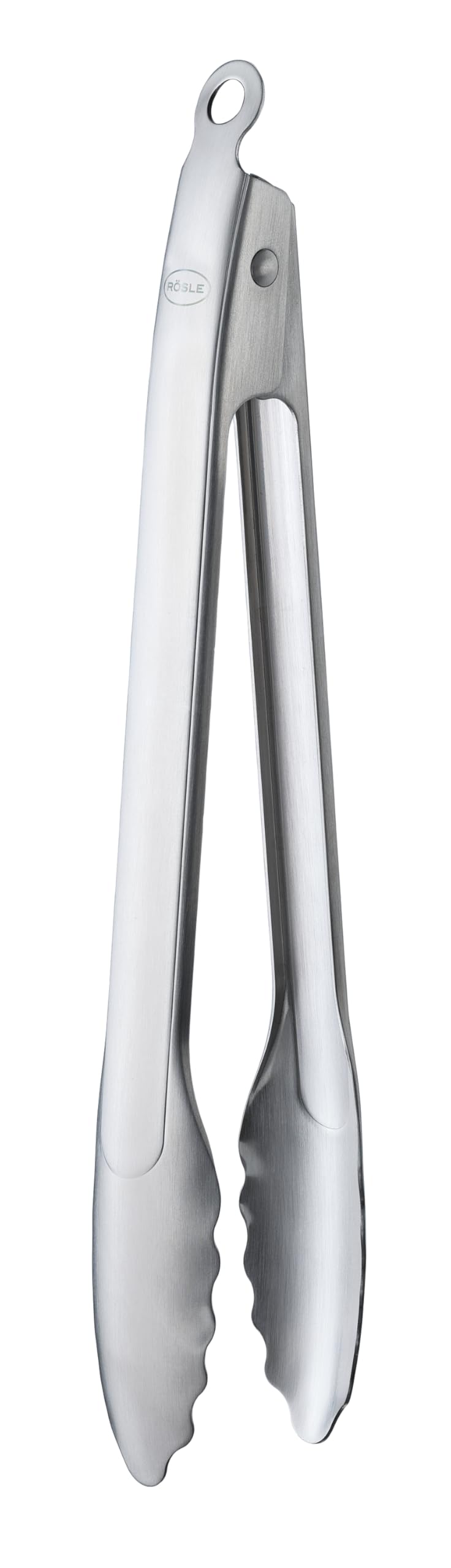RÖSLE Barbecue-Grillzange, Hochwertige Grillzange mit patentiertem Verschlusssystem zum Grillen, Koc