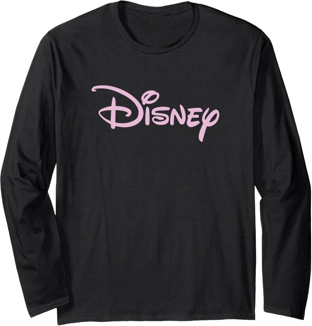 Disney Classic Logo Pink Langarmshirt