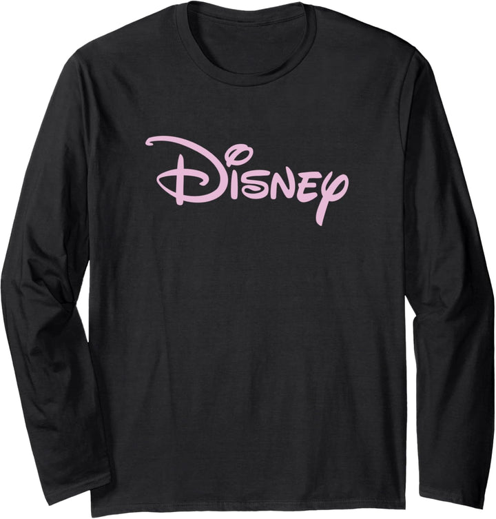 Disney Classic Logo Pink Langarmshirt