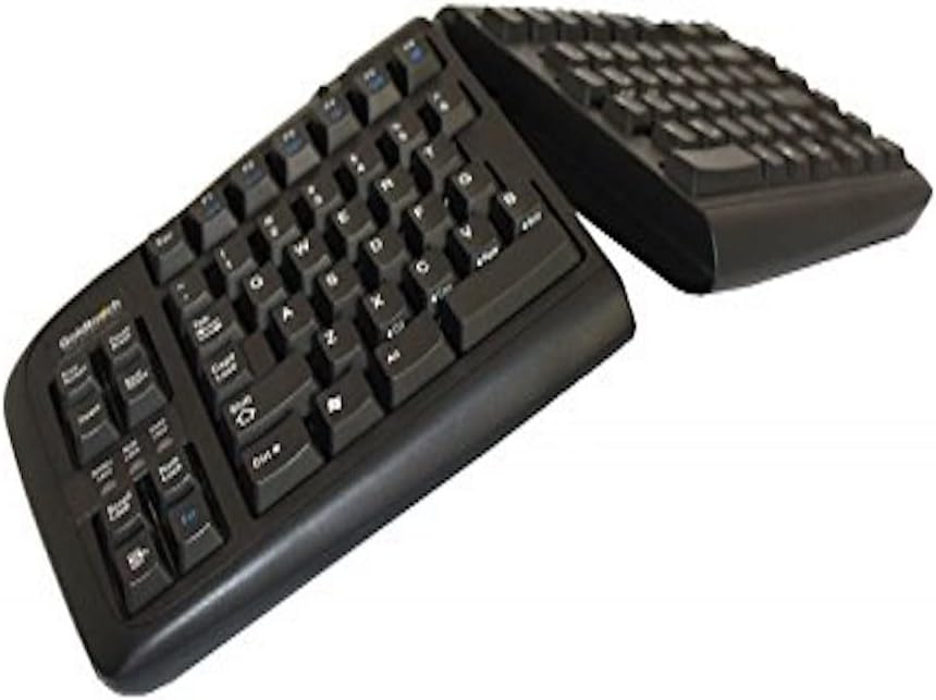 BakkerElkhuizen Goldtouch Adjustable V2 Split Tastatur, deutsches Lay-Out schwarz