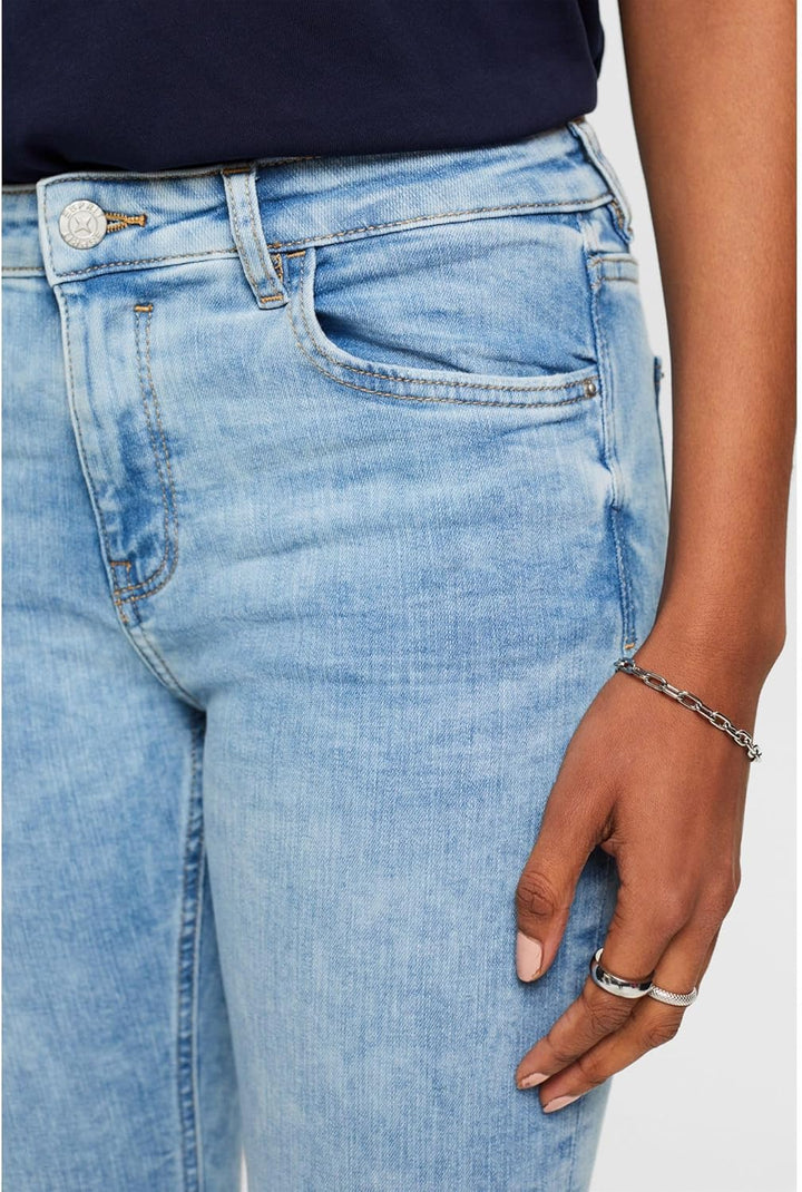 ESPRIT Damen Jeans 26 903/Blue Light Wash, 26 903/Blue Light Wash