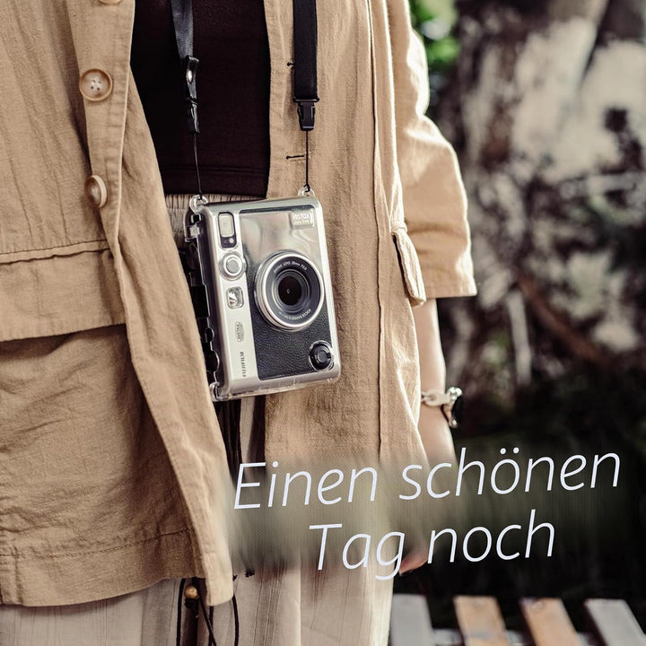 Rieibi Zubehör für Fujifilm Instax Mini Evo Sofortbildkamera, Geschenkpaket inklusive transparenter