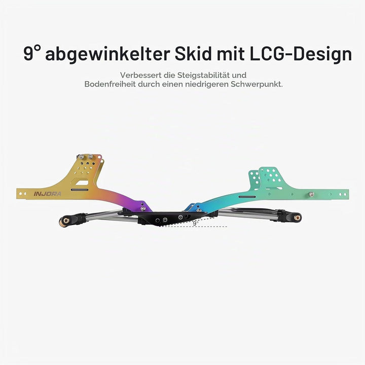 INJORA Rainbow Titanium LCG Chassis Kit für 1/24 SCX24