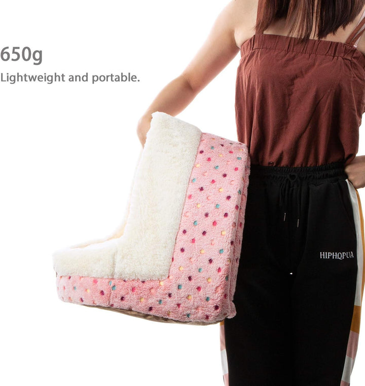 Tofern Hundehöhle Hundehütte Hundebett Hundehaus Weich Warm Hundebett&Katzenbett, Waschbar, Schön Pu