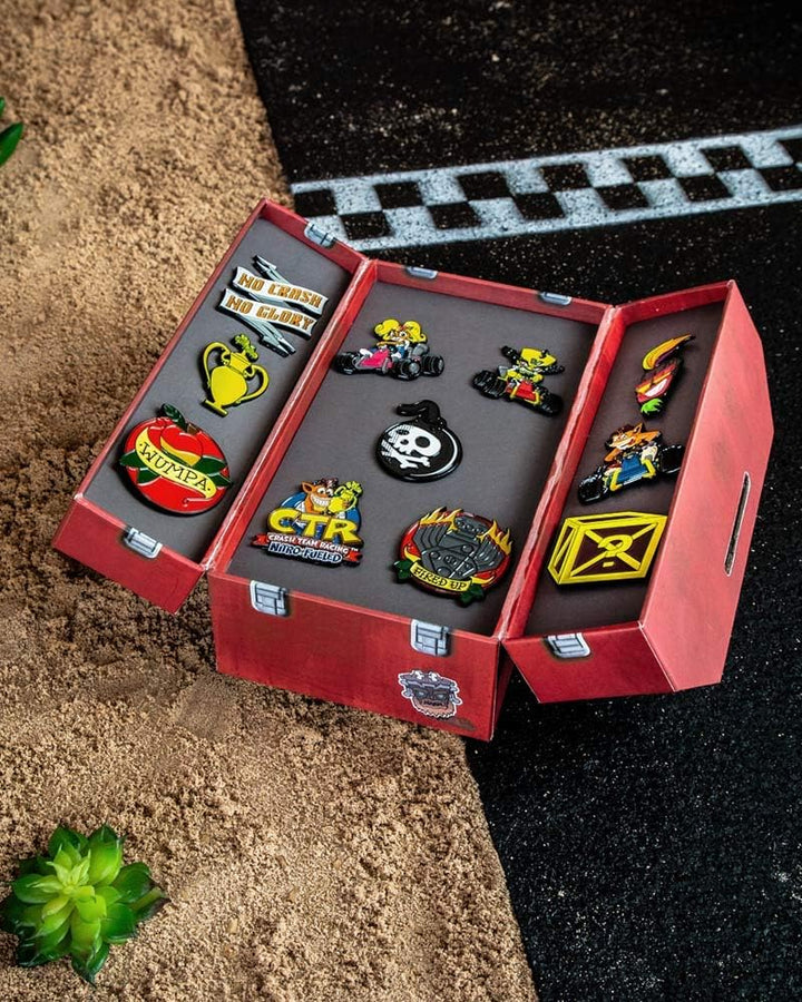 TUBBZ Crash Team Racing Nitro-Fueled Toolbox Pin Set NS1609 multi einheitsgrösse