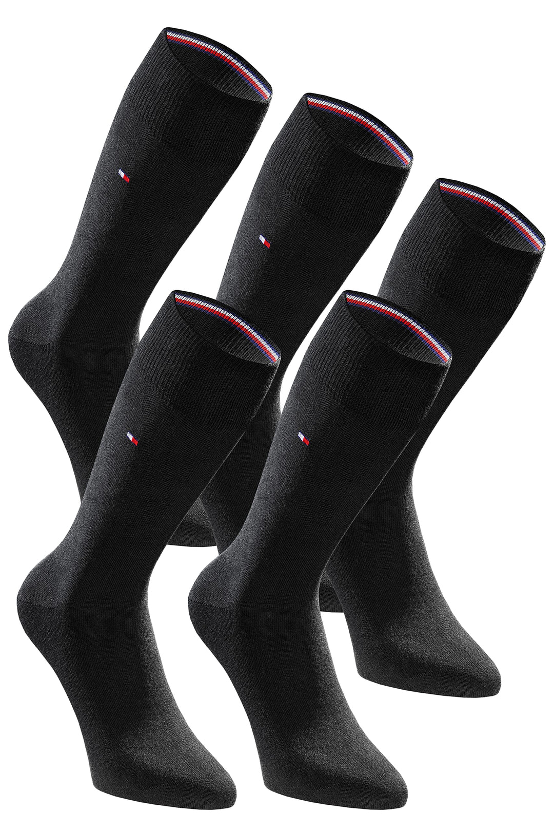 Tommy Hilfiger Herrensocken 5-Paar Pack Classic Casual Business Socken 39-42 Schwarz, 39-42 Schwarz
